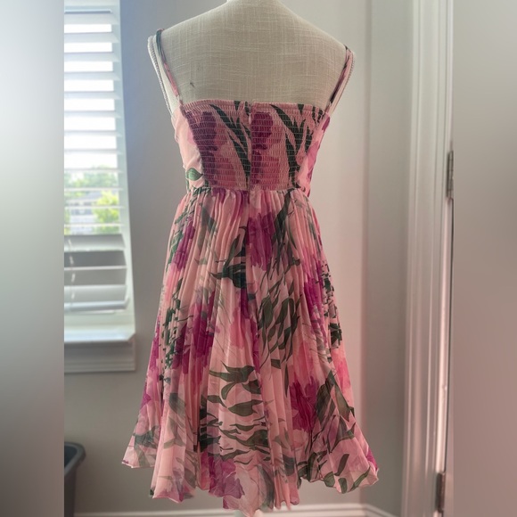 Nordstrom Achanti Pink Floral Mini Dress - Picture 7 of 15